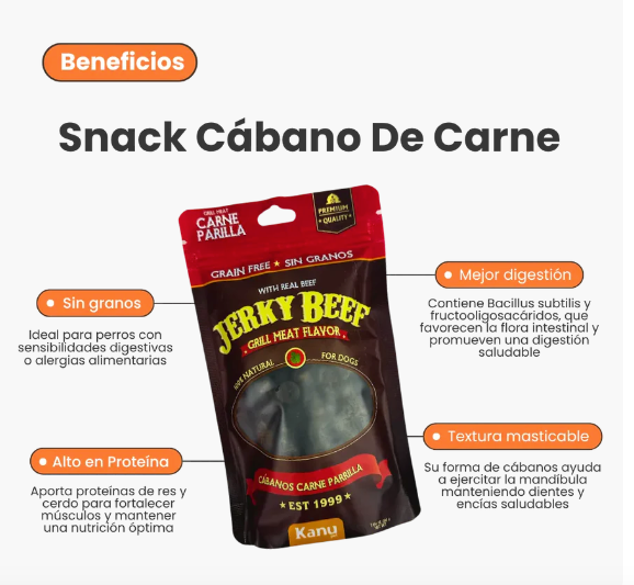 Cabanos Jerky grill Meat Flavor