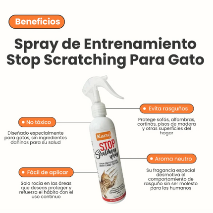 Spray de Entrenamiento Stop Scratching Gato