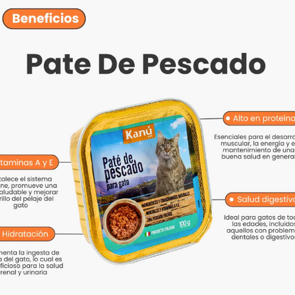 Alimento Húmedo De Kanu Pate de Pescado