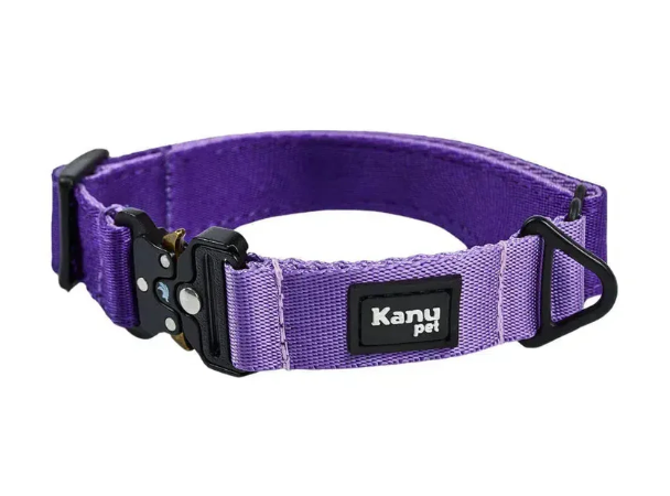 Collar Lila con Broche de Seguridad
