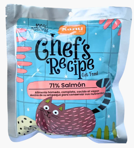 Alimento Húmedo De Kanu Chef`s Recipe Salmon