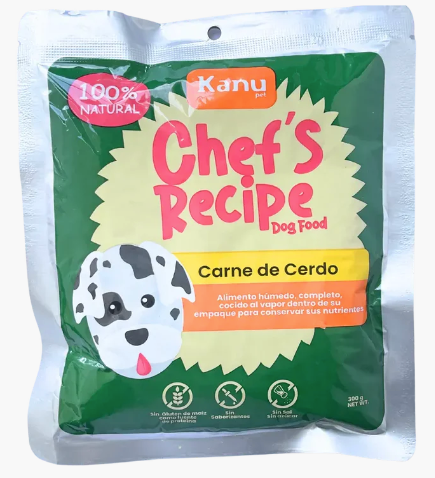 Alimento Húmedo De Kanu Chef`s Recipe Carne de Cerdo