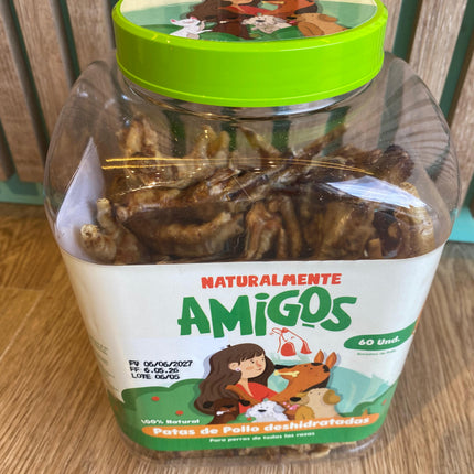 Patas de Pollo Deshidratadas Bombonera