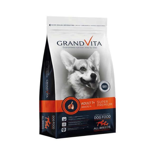 Alimento Seco Grand Vita Cordero Adulto 7+