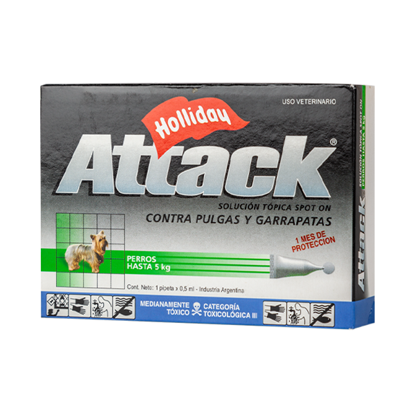 Desparasitante Attack Perro Externo