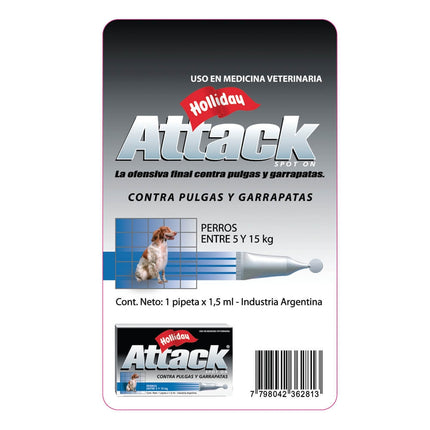 Desparasitante Attack Perro Externo