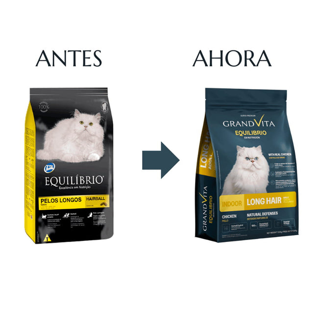 Alimento Seco De Equilibrio Adulto Pelos Longos