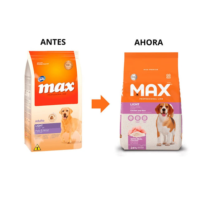 Alimento Seco Max Light frango y Arroz