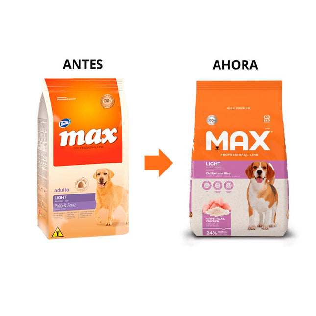 Alimento Seco Max Adulto Light Frango y Arroz