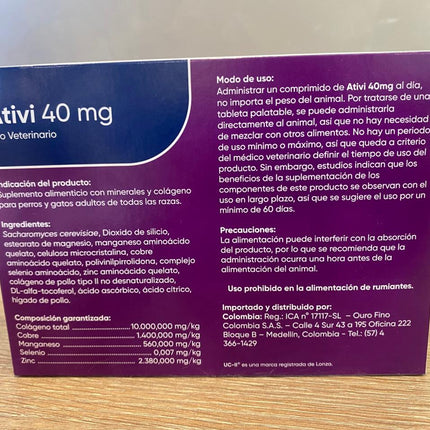 Ativi *30tab Suplemento Alimenticio