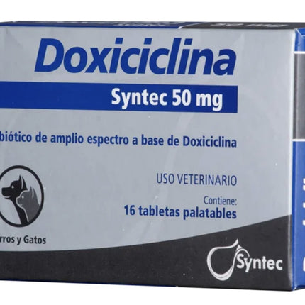 Doxiciclina 16 tabletas Antibiótico