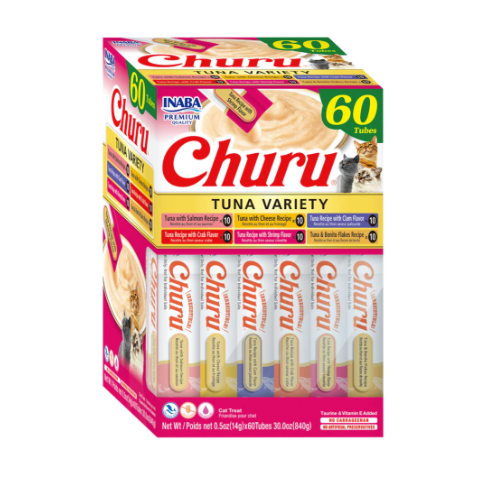 Snack Cremoso Churu Variedad de Atun Caja