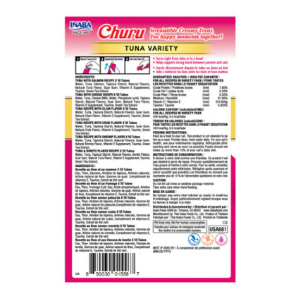Snack Cremoso Churu Variedad de Atun Caja