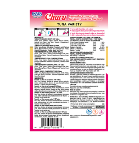 Snack Cremoso Churu Variedad de Atun Caja