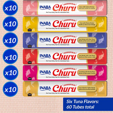 Snack Cremoso Churu Variedad de Atun Caja
