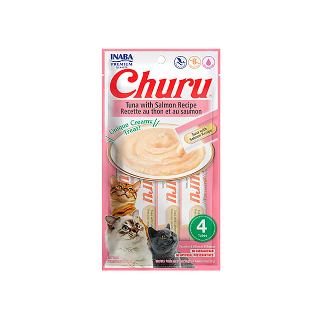 Snack Cremoso Churu Atun y Salmon