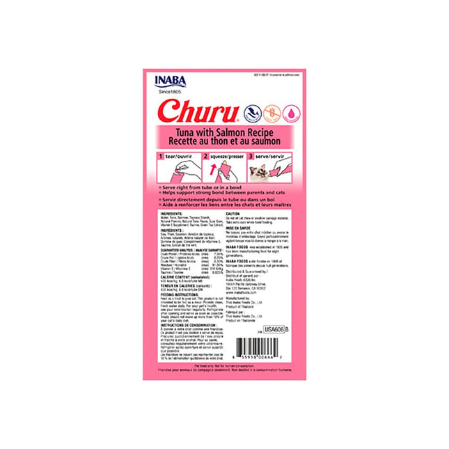 Snack Cremoso Churu Atun y Salmon