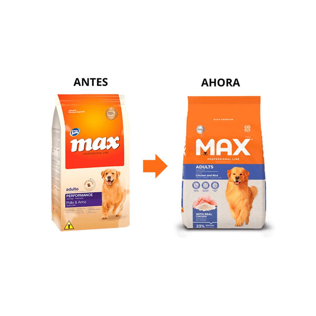 Alimento Seco Max Adulto Performance Pollo y Arroz