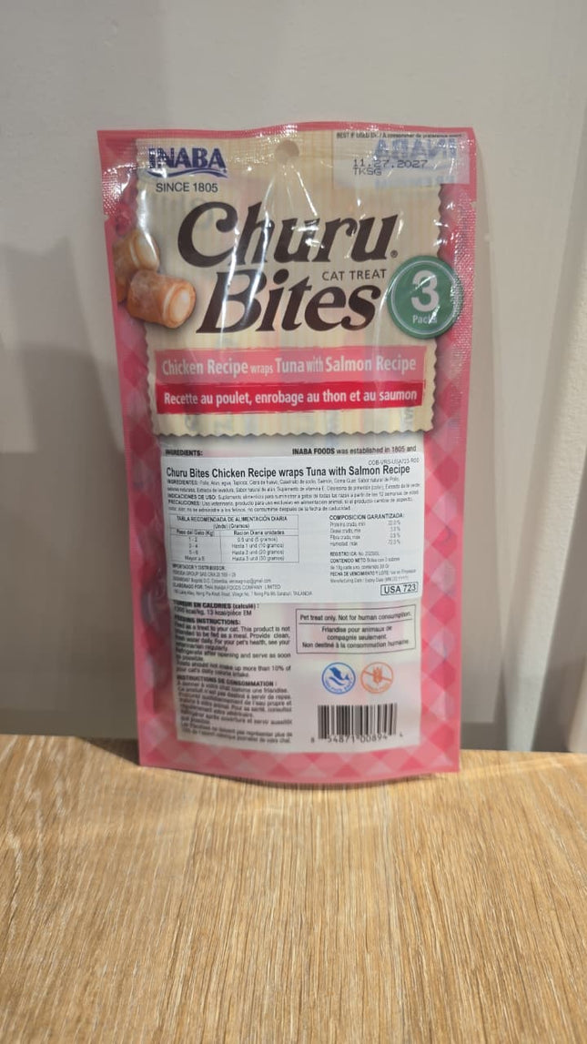 Churu Bites Chicken Recipe Wraps Tuna With Salmon