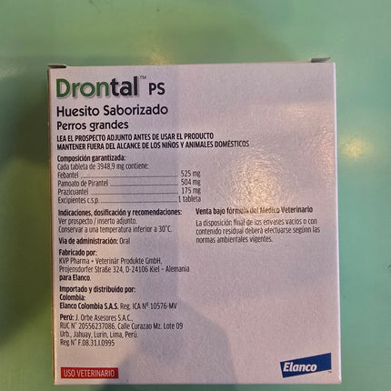 Desparasitante Interno Drontal PS Raza Grande
