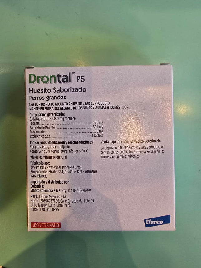 Desparasitante Interno Drontal PS Raza Grande